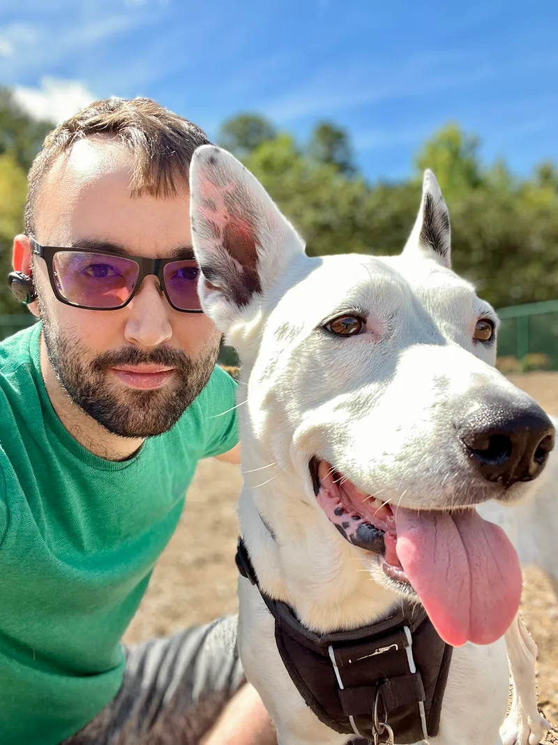 Max Matthews with Stella
